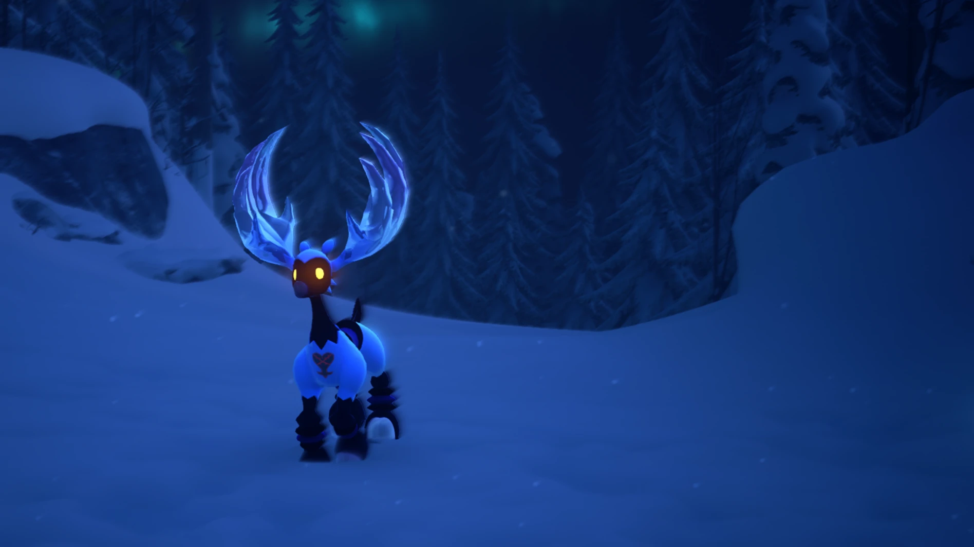 Snowy Antlers