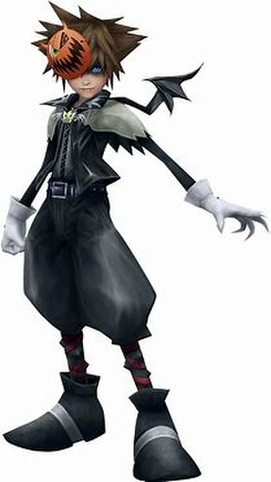-MOD REQUEST- Halloween Town Sora Donald and Goofy over Montropolis Variants