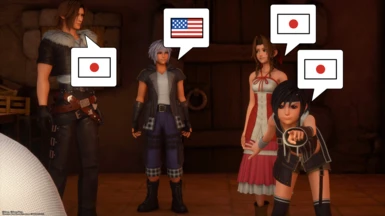 -Mod Request- Only Final Fantasy Characters Speaks Japanese