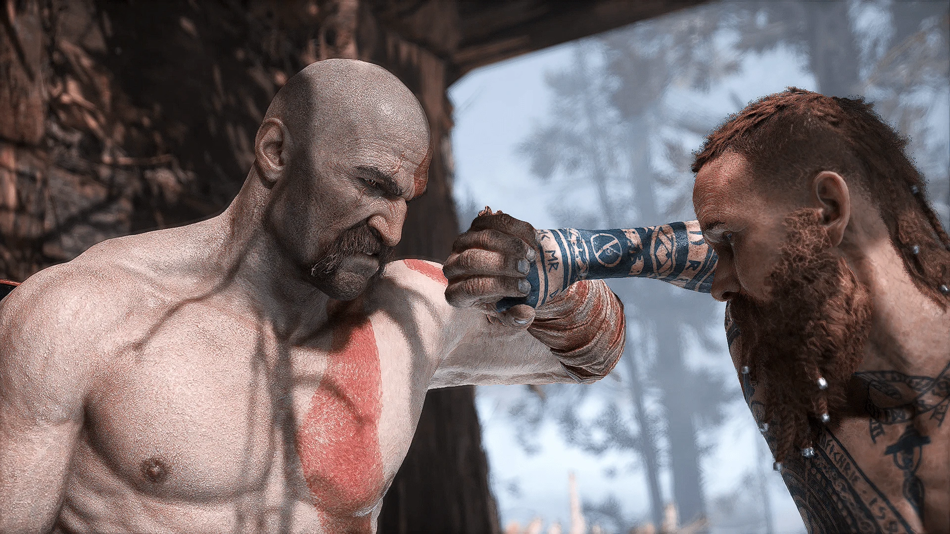 Kratos goatee mod
