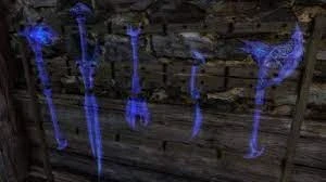 Can someone make some bound weapon spells from skyrim