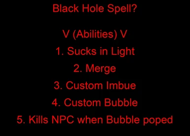 do you want to see an Black Hole Mod