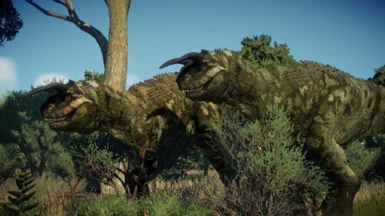 Shoutout to this carnotaurus cosmetic that can actually camoflauge