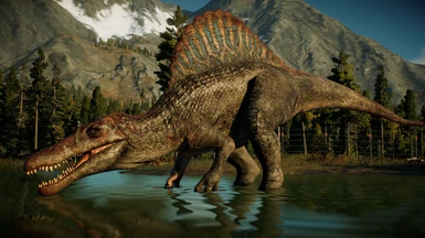 WIP CGI Movie Accurate Spinosaurus
