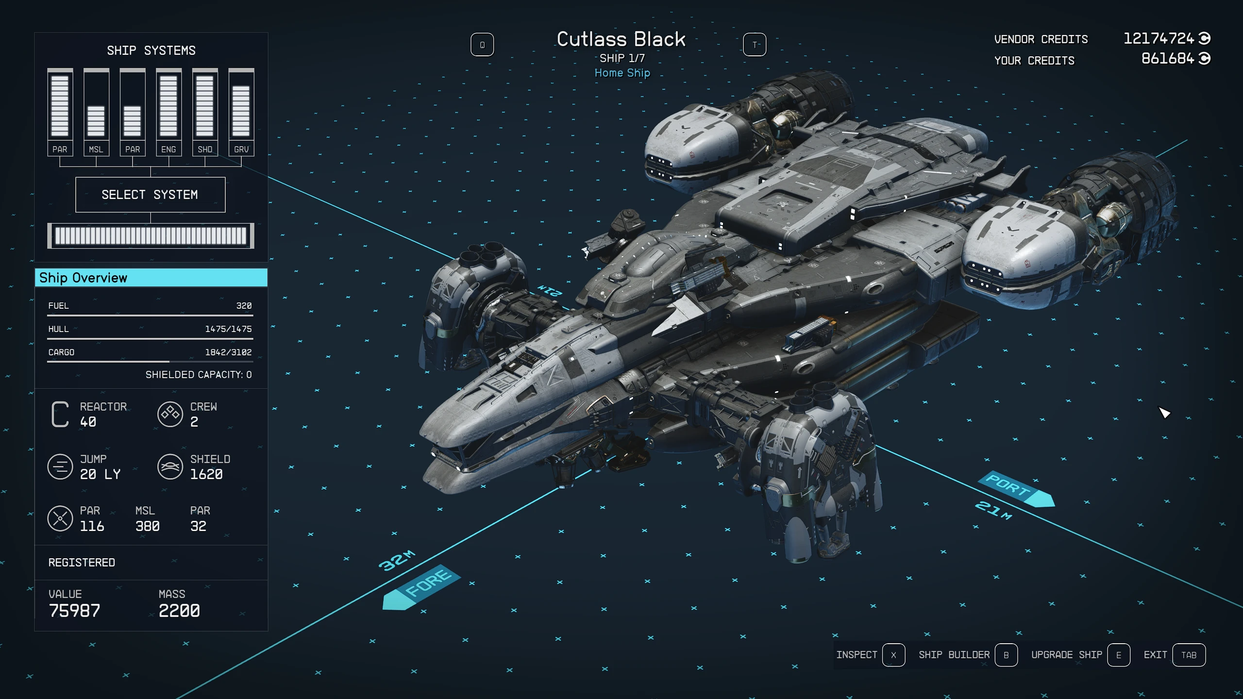 Star Citizen Cutlass Black at Starfield Nexus - Mods and Community