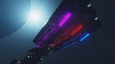 Glowing Ship Modules