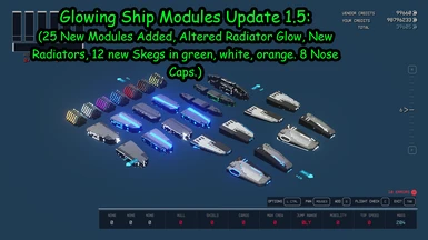 Glowing Ship Modules Update 1-5
