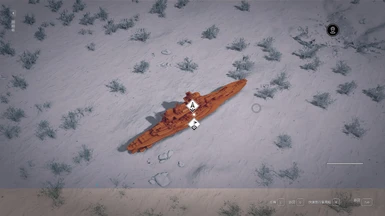 My boat on the map