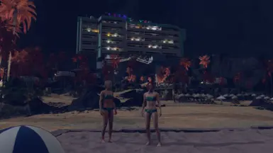 Sarah on the beach at Starfield Nexus - Mods and Community