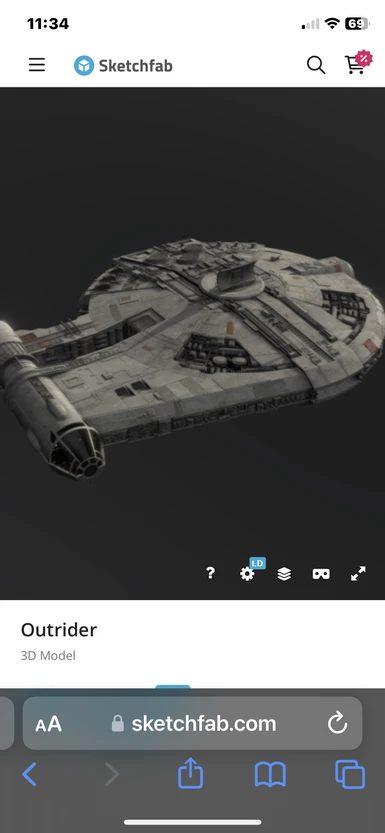 Mod request the outrider 3d model at sketchfab