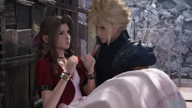 Aerith and Cloud at Final Fantasy VII Remake Nexus - Mods and community