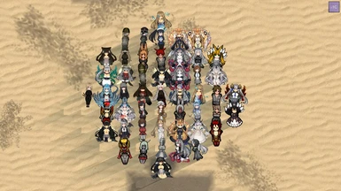 Group photo commemorating the completion of the large colony