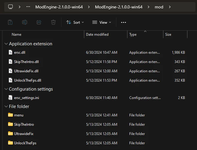 Mod engine 2 mod folder at elden ring nexus mods and community