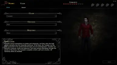 Steam Workshop::Vampire: The Masquerade v20 Character Sheet