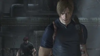 Leon RE4 Remake in RE4 OG