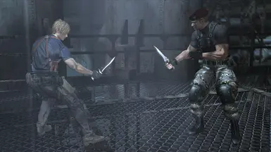 Leon RE4 Remake in RE4 OG