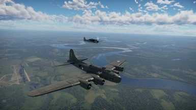 B-17 and Fw-190