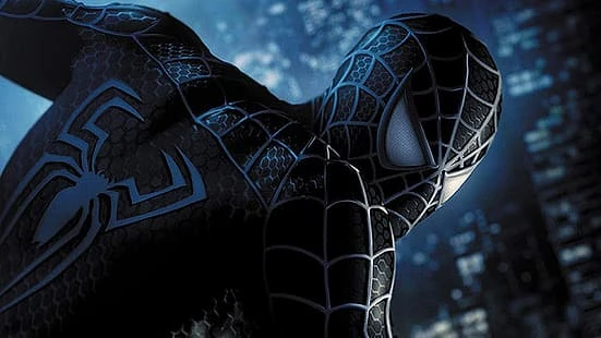 Black Suit Spiderman - Etsy