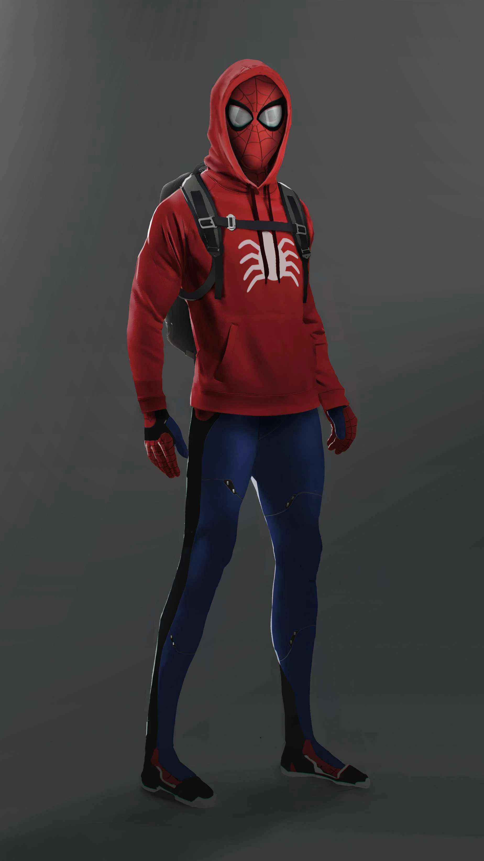 MOD REQUEST - Classic Suit with red hoodie at Marvel’s Spider-Man ...