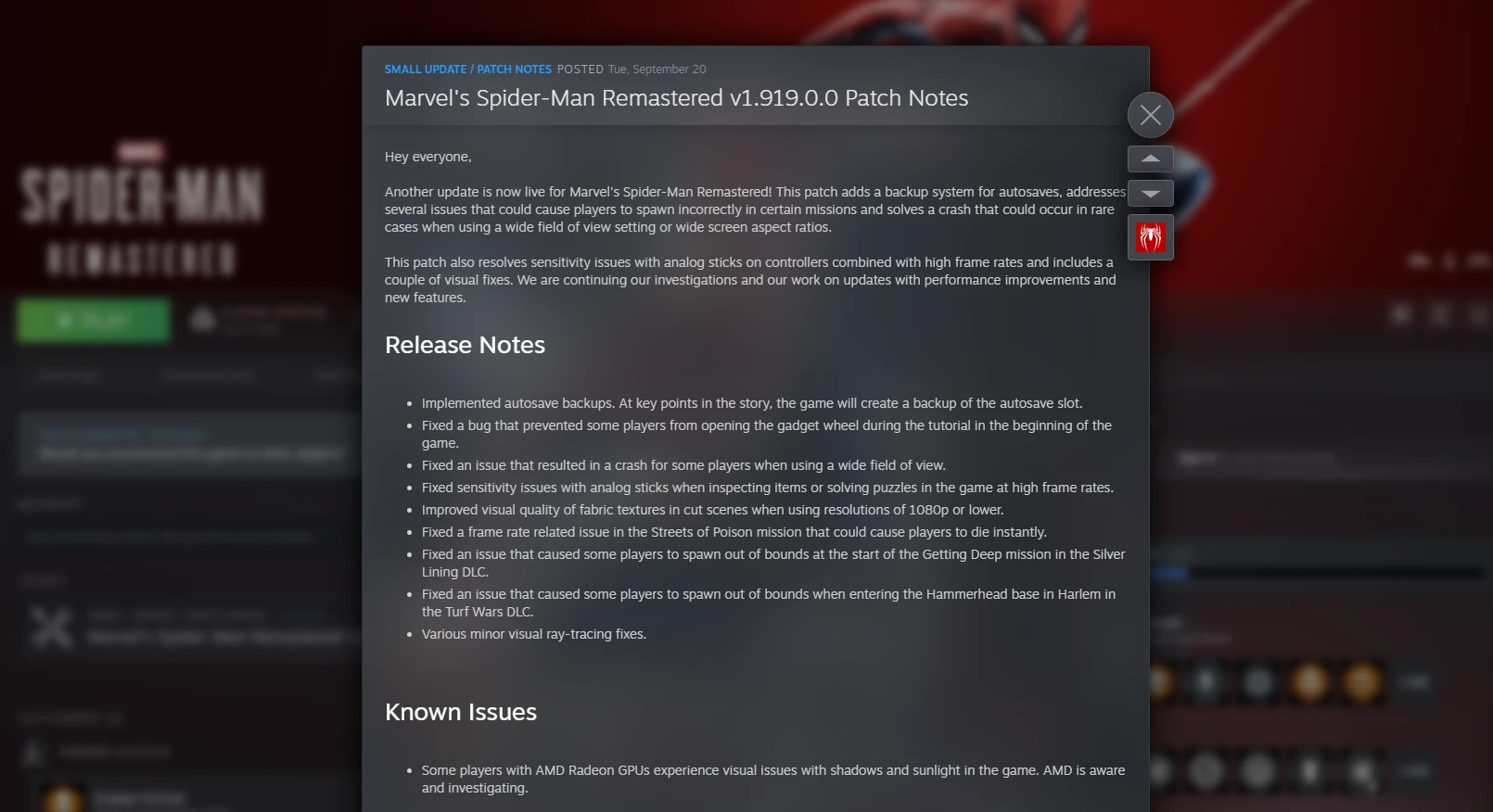 Nexus Mods bans 'Spider-Man Remastered' patch that replaced in