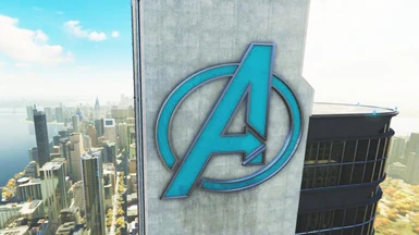 Blue A on the avengers tower-Mod Request