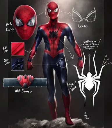 Mod request Spider-man concept art by Jaxson Derr