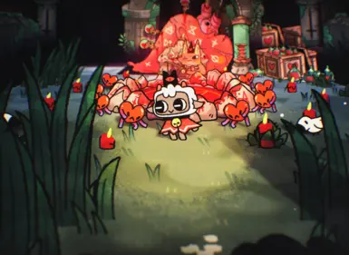 Cult Of The Lamb is like The Binding Of Isaac had a cute colony sim, but  with more Satan