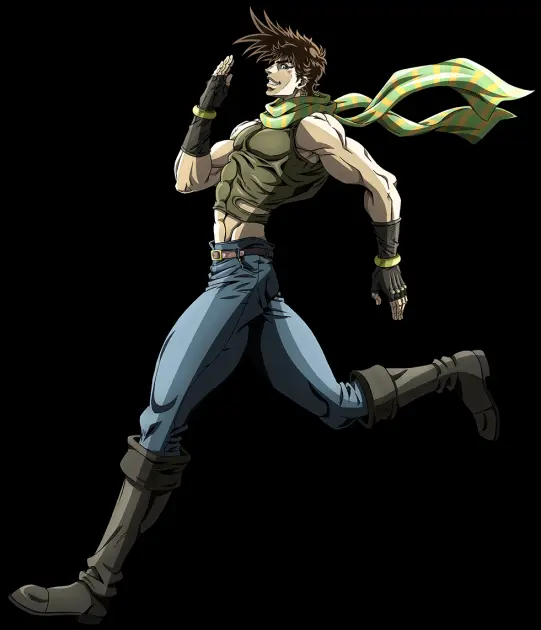 Joseph but with Anime Accurate Hair at JoJo's Bizarre Adventure