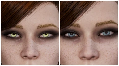 Updated Blue and Green Eyes mod