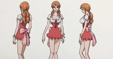 Mod Request- Nami Wholecake Island Outfit