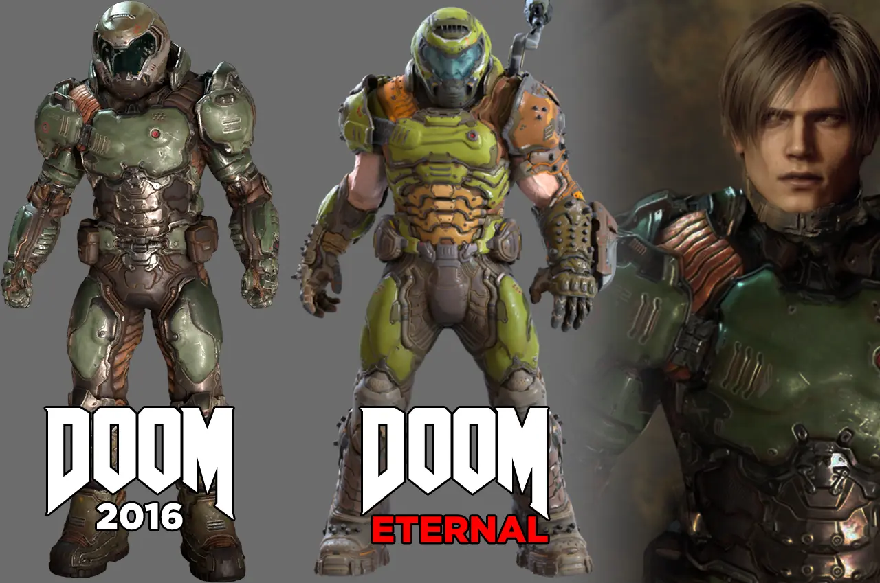 Doom Slayer Armor Request For Leon At Resident Evil 4 2023 Nexus Mods And Community