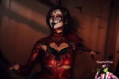 Ada Elastic Raven Queen - red add-on