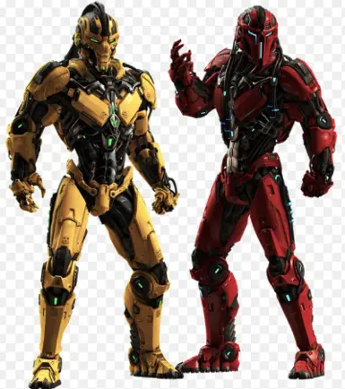 Cyrax and Sektor MK11 models over MK1 Cyrax and Sektor Kombat Pack 2