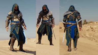 Ezio Revelation Costume Reskin Egyptian Blue