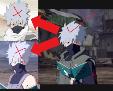 Mod Request - kakashi with better hair