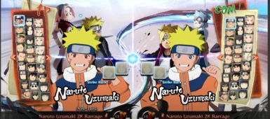 Mod Request Several Naruto x Boruto Storm modpack costumes for original characters of the game