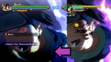 Mod Request - Part 1 Sasuke ultimate with curse mark eye and purple chidori