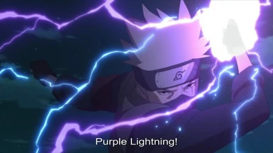 Mod Request - Kakashi Boruto Moveset Purple Lightning