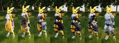 Renamon Player Overhaul SFW - Female Curvy Armor