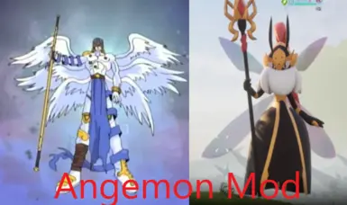 palworld Angemon concept for mod