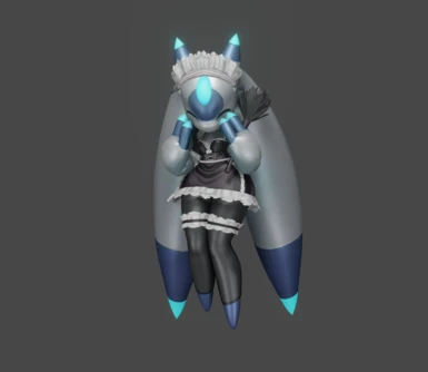 Sexy Lunaris maid outfit