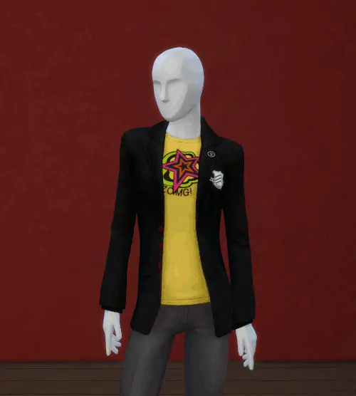 Persona 5 CC - Jackets Showcase at The Sims 4 Nexus - Mods and community