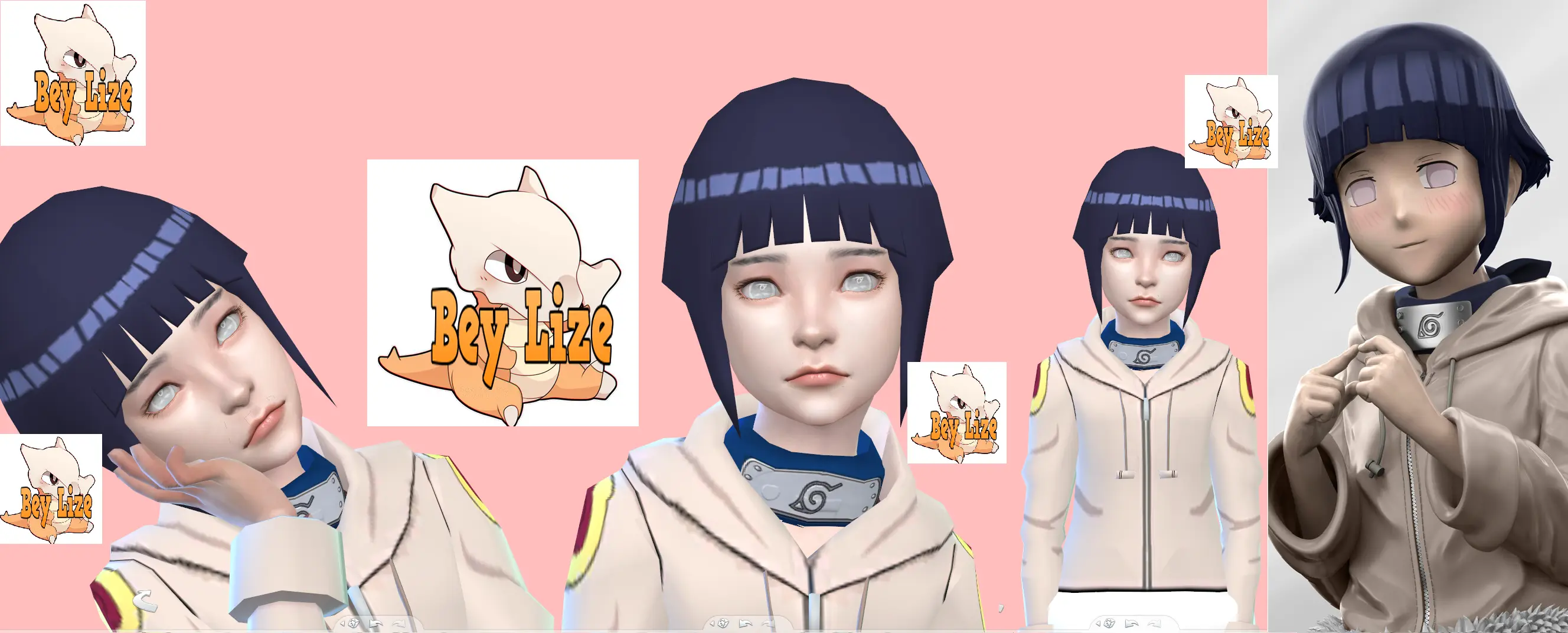 como seria o filho de Naruto e Hinata no The Sims 4? #sims4 #simschall