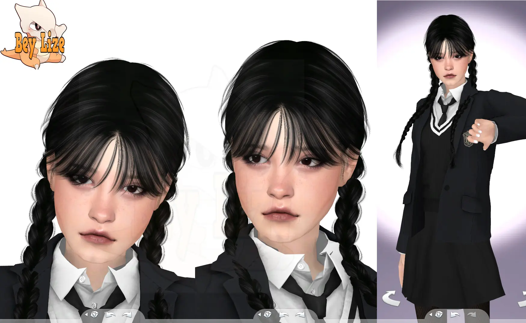 Wednesday Jenna Ortega Sims 4 at The Sims 4 Nexus - Mods and community