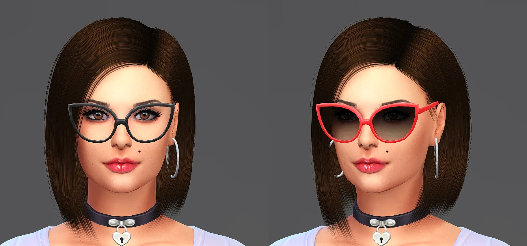 Cat Eye Glasses at The Sims 4 Nexus - Mods and community