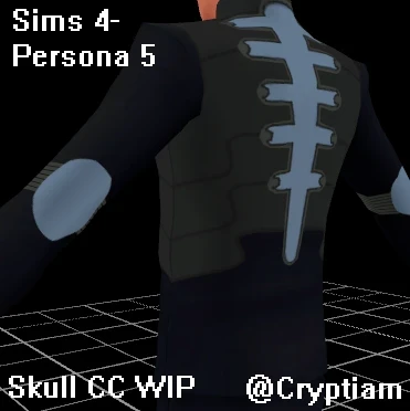 Persona 5 - Skull CC WIP