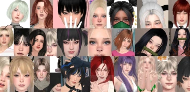 COLLAGE SIMS 4