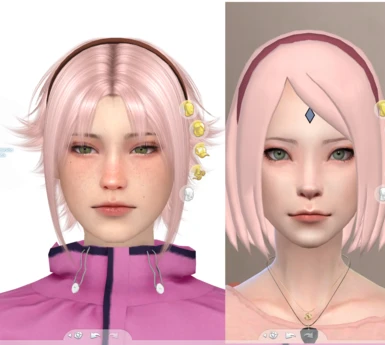 Evolution of my sims Sakura haruno