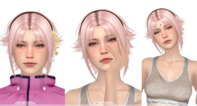 Sims 4 Sakura Haruno