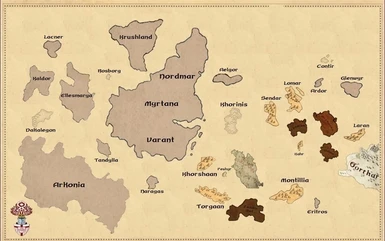 Gothic Saga World Map